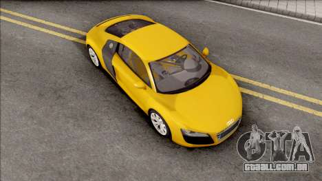 Audi R8 4.2 FSI Quattro VehFuncs para GTA San Andreas