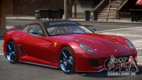 Ferrari 599XX Y12 para GTA 4