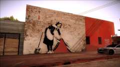 Grafites de Banksy para GTA San Andreas