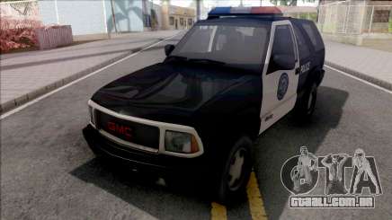 GMC Jimmy 2001 Police para GTA San Andreas