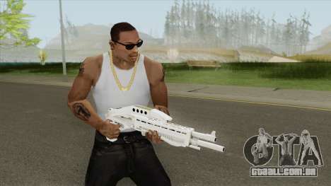 Combat Shotgun (White) para GTA San Andreas