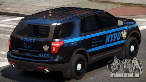 Ford Explorer Police V1.1 para GTA 4