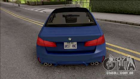 BMW M5 F90 2018 Blue para GTA San Andreas