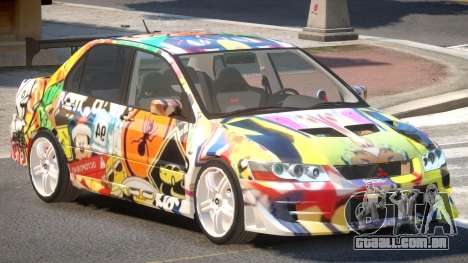 Mitsubishi Lancer Evolution 7 V1.1 para GTA 4