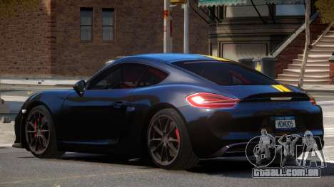 Porsche Cayman GT4 Black Edition para GTA 4