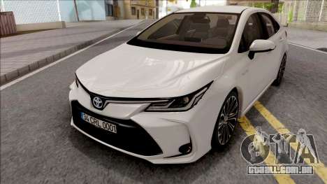 Toyota Corolla Hybrid 2020 para GTA San Andreas