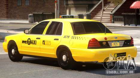 Ford Crown Victoria Taxi V1.1 para GTA 4