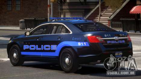 Ford Interceptor Police V1.0 para GTA 4