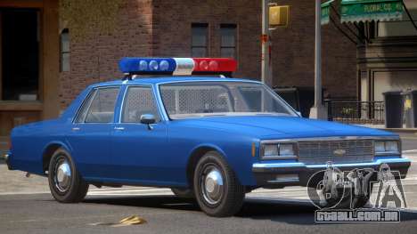 1985 Impala Police V1.0 para GTA 4