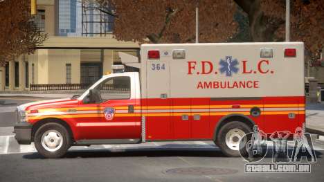 Ford F-350 Ambulance para GTA 4