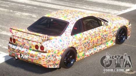 Nissan Skyline R33 Tuning V1.0 PJ5 para GTA 4