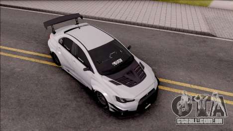 Mitsubishi Lancer Evolution X 2015 Varis Kit para GTA San Andreas