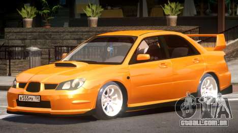 Subaru Impreza STI Tuned V1.0 para GTA 4