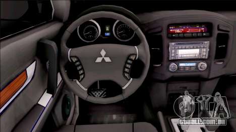 Mitsubishi Pajero Sport SAPD para GTA San Andreas