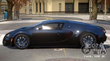 Bugatti Veyron 16.4 GT Black Edition para GTA 4