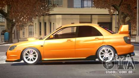 Subaru Impreza STI Tuned V1.0 para GTA 4