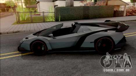 Lamborghini Veneno Roadster 2014 para GTA San Andreas