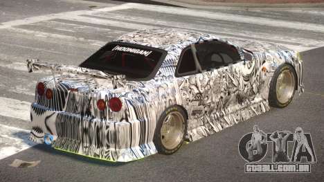 Nissan Skyline GT R34 V1.1 PJ4 para GTA 4