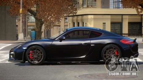 Porsche Cayman GT4 Black Edition para GTA 4