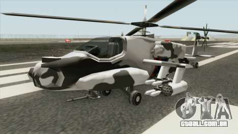 New Hunter Helicopter para GTA San Andreas