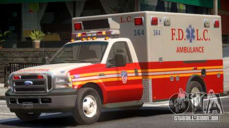 Ford F-350 Ambulance para GTA 4