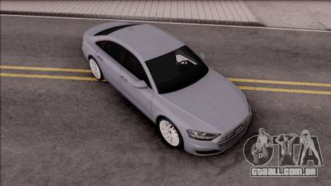 Audi A8 2018 Grey para GTA San Andreas