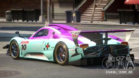 Pagani Zonda GT-R PJ8 para GTA 4