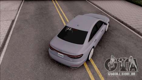 Audi A8 2018 Grey para GTA San Andreas