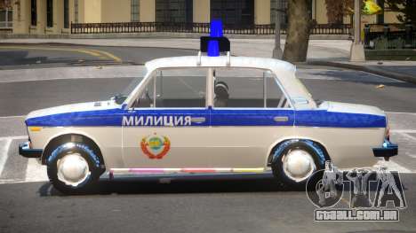 VAZ 2106 Police V1.0 para GTA 4