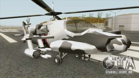 New Hunter Helicopter para GTA San Andreas