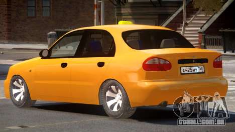 Daewoo Lanos Taxi V1.0 para GTA 4