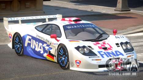 McLaren F1 GTR Le Mans Edition PJ1 para GTA 4