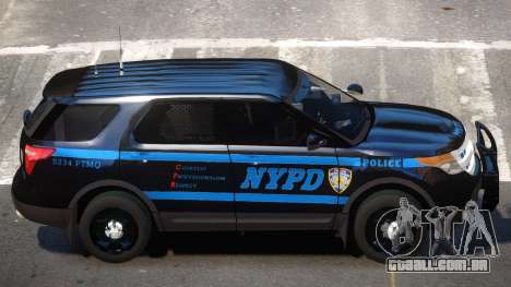 Ford Explorer Police V1.1 para GTA 4