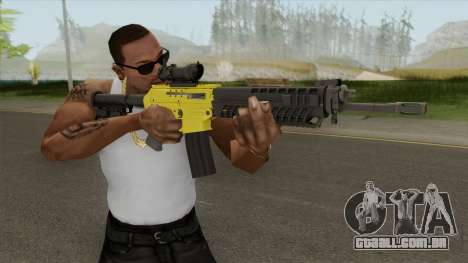 SG-553 Yellow (CS:GO) para GTA San Andreas