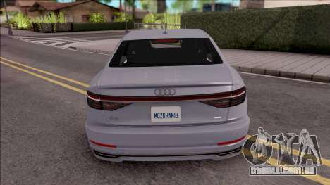 Audi A8 2018 Grey para GTA San Andreas