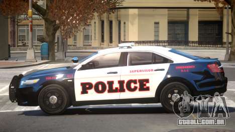 Ford Taurus Police V1.0 para GTA 4
