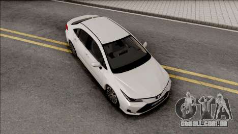 Toyota Corolla Hybrid 2020 para GTA San Andreas