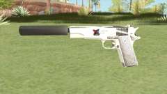 Silenced Pistol (White) para GTA San Andreas