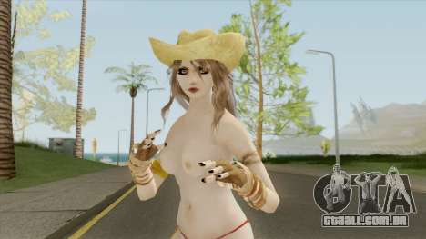 Gold Cowgirl Topless HD para GTA San Andreas