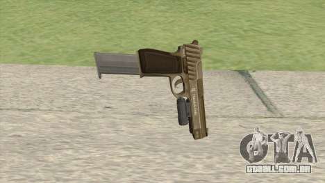 Pistol .50 GTA V (Army) Flashlight V2 para GTA San Andreas