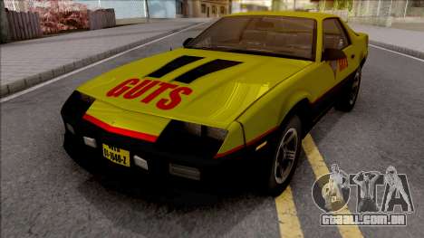 Chevrolet Camaro IROC-Z 1990 Sherlock GUTS para GTA San Andreas