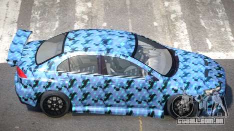 Mitsubishi Lancer X Tuned PJ3 para GTA 4