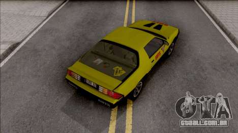 Chevrolet Camaro IROC-Z 1990 Sherlock GUTS para GTA San Andreas