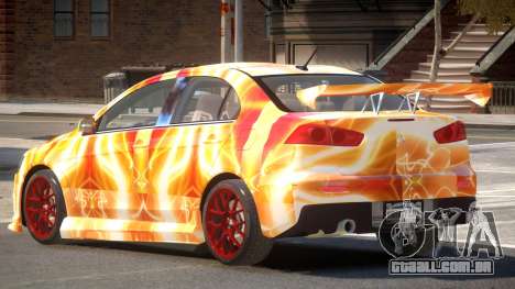 Mitsubishi Lancer X Tuned PJ5 para GTA 4