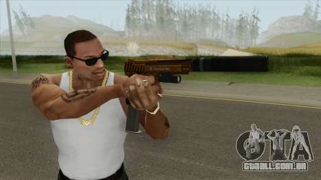Pistol .50 GTA V (Gold) Full Attachments para GTA San Andreas