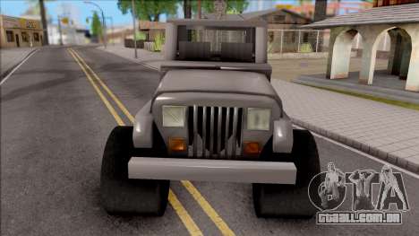 Jeep Wrangler 4x4 XL para GTA San Andreas