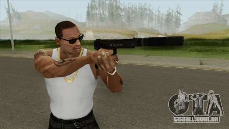 Pistol .50 GTA V (NG Black) Suppressor V1 para GTA San Andreas