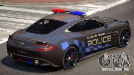 Aston Martin Vanquish Police V1.0 para GTA 4