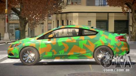 Honda Civic Si GT PJ4 para GTA 4