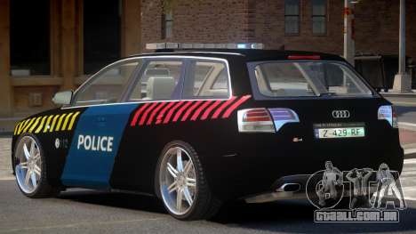 Audi S4 Police V1.0 para GTA 4